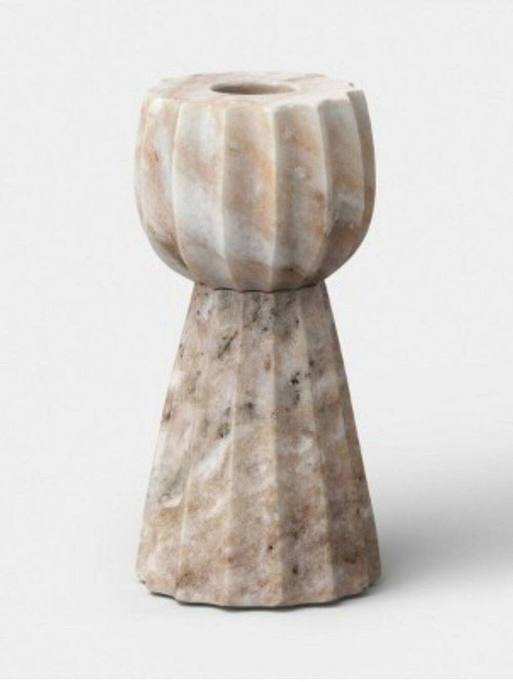 Threshold Designed With Srudio McGee Tall Marble Taper Candle Holder